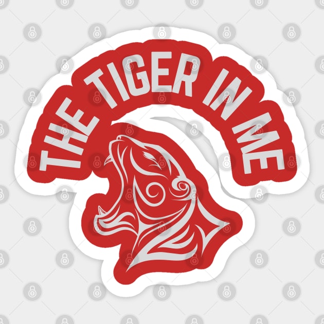 THE TIGER IN ME Sticker by since1984